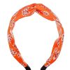 Online Gregory Ladner Retro Floral Turban Gregory Ladner Limited Edition Orange