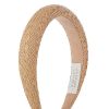 Clearance Gregory Ladner Woven Rounded Headband Gregory Ladner Limited Edition Natural