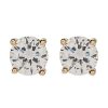 Best Gregory Ladner Round Cubic Zirconia Stud Earring Gregory Ladner Discount Gold