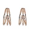 Best Gregory Ladner Triple Strand Hoop Earrings Gregory Ladner Discount Rose Gold