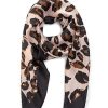 New Gregory Ladner Animal Square Kerchief Gregory Ladner Promotions Beige/Black