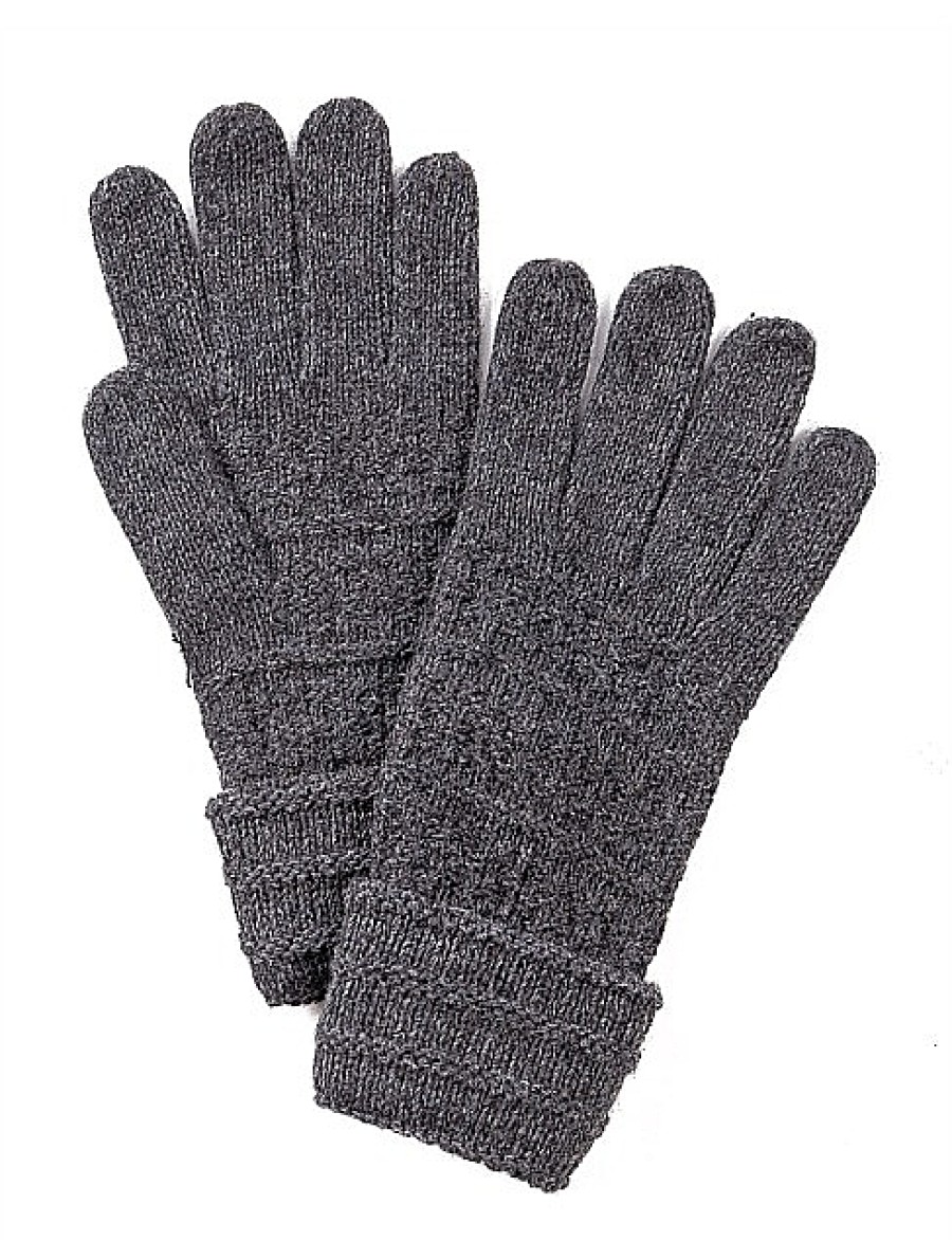 Clearance Gregory Ladner Cable Knit Glove Gregory Ladner Discount Charcoal