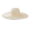 New Gregory Ladner Wide Brim Hat With Braid Trim Gregory Ladner Promotions Natural