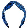 Hot Gregory Ladner Animal Print Turban Gregory Ladner Cheap Black/Cobalt