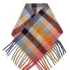 Best Gregory Ladner Blanket Check Scarf Gregory Ladner Wholesale Purple/Pink