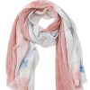 Best Gregory Ladner Pleated Scarf With Floral Print And Lurex Gregory Ladner Promotions Pink/Ivory