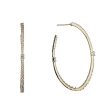 Best Gregory Ladner Large Oval Cz Hoop Earrings Gregory Ladner Wholesale Gold