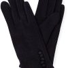 New Gregory Ladner Ponte Glove With 5 Buttons Gregory Ladner Cheap Navy