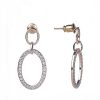 New Gregory Ladner Oval Cz Drop Earring Gregory Ladner Discount Gold