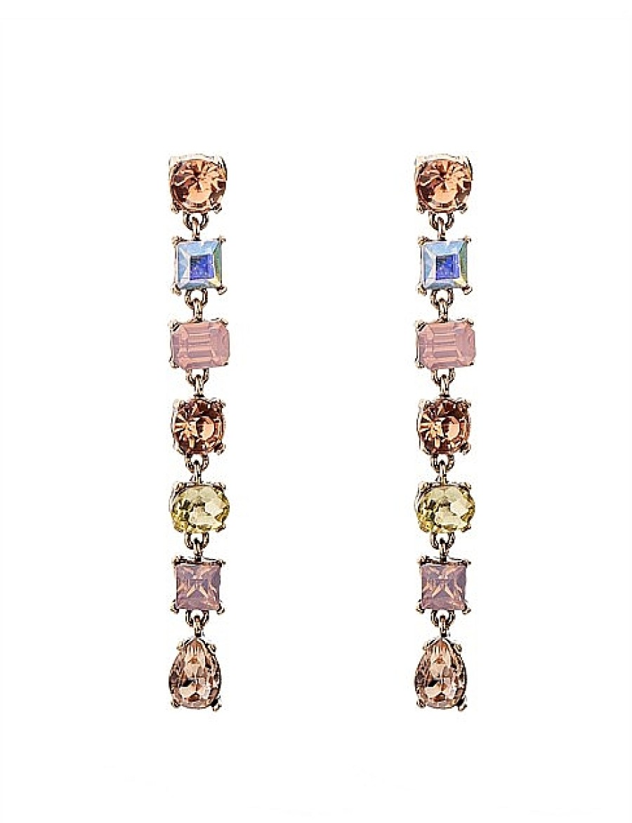 Hot Gregory Ladner Multi Stone Drop Earrings Gregory Ladner Limited Edition Champagne