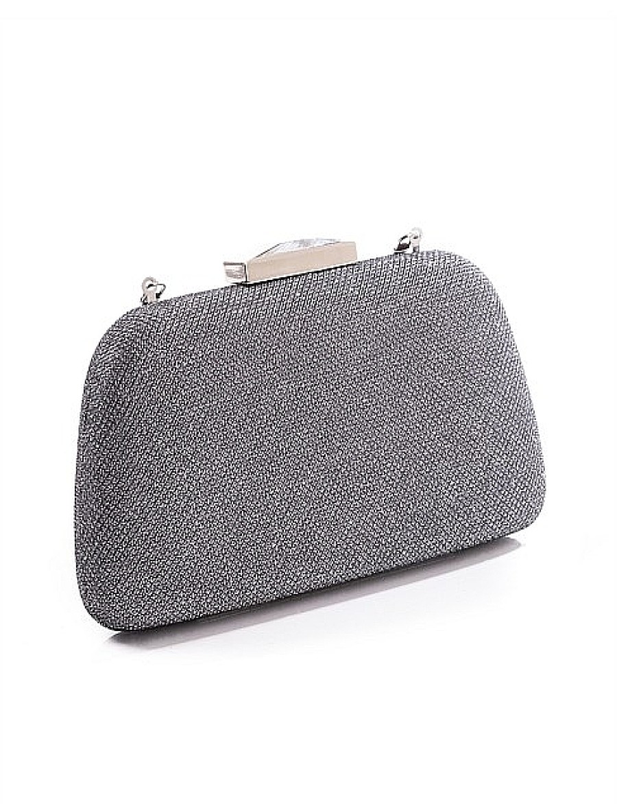 Best Gregory Ladner Frameless Glitter Bag Gregory Ladner Wholesale Silver