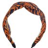 Online Gregory Ladner Zebra Print Turban Gregory Ladner Promotions Rust