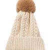 Wholesale Gregory Ladner Cable Knit Beanie Gregory Ladner Promotions Oatmeal