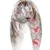 Online Gregory Ladner Botanical Print Kerchief Gregory Ladner Wholesale Lilac