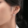 Wholesale Gregory Ladner Square Cut Cz Stud Earrings Gregory Ladner Cheap Gold