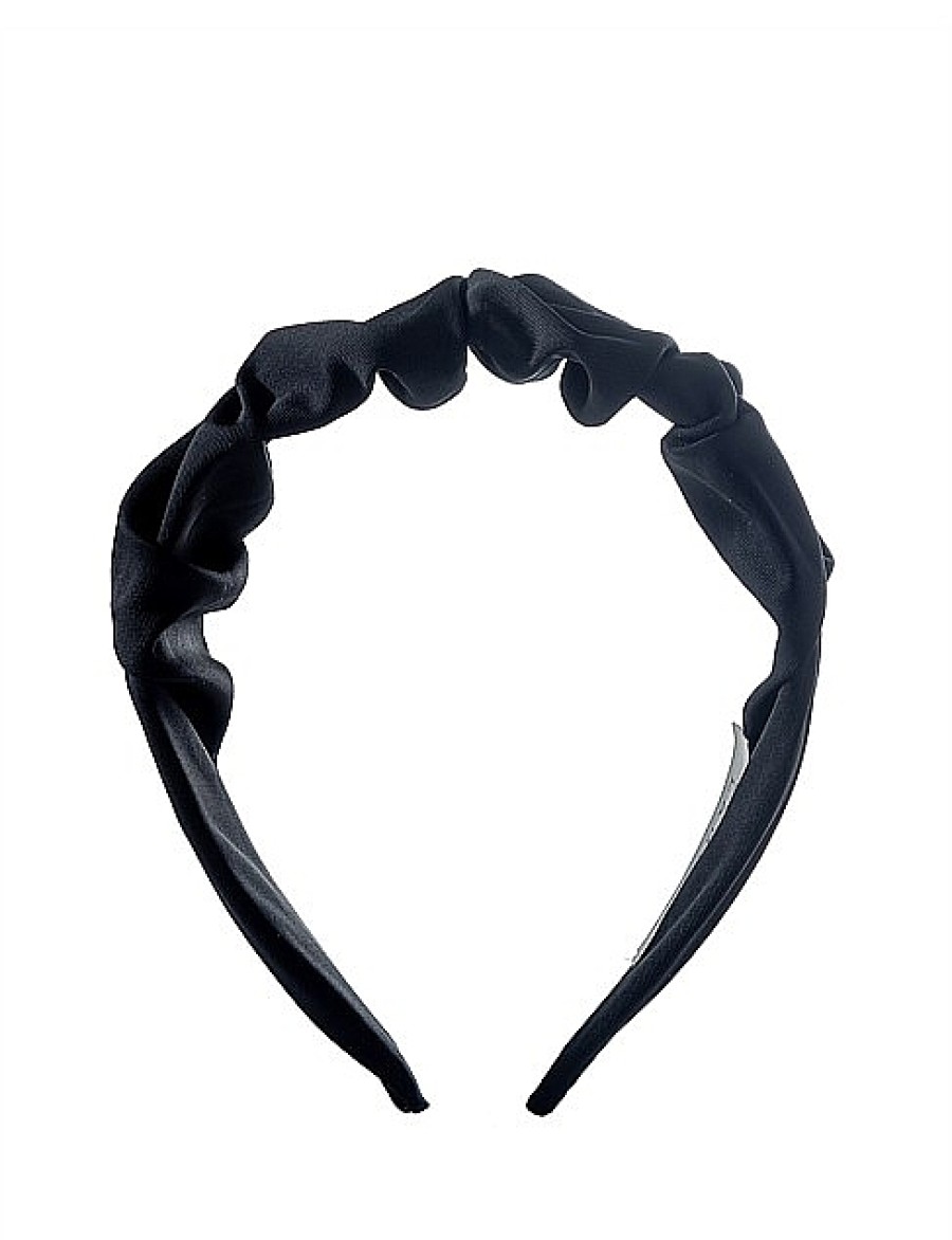 Best Gregory Ladner Rouched Headband Gregory Ladner Promotions Black