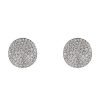 Best Gregory Ladner Cz Disc Stud Earrings Gregory Ladner Cheap Rhodium