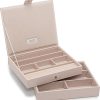 Online Gregory Ladner Large 2 Part Jewellery Box Gregory Ladner Discount Pink