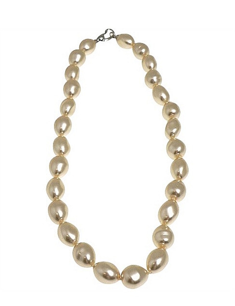 Hot Gregory Ladner Baroque Pearl Necklet Gregory Ladner Limited Edition Cream