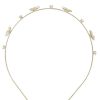 Hot Gregory Ladner Flower/Pearl/Crystal Headband Gregory Ladner Wholesale Gold