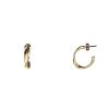 Best Gregory Ladner Twisted 3/4 Hoop Earring Gregory Ladner Promotions Gold