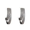 Hot Gregory Ladner Double Strand Cz Hoop Earrings Gregory Ladner Wholesale Rhodium