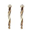 Clearance Gregory Ladner Wavy Hoop Earrings Gregory Ladner Promotions Gold