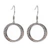 New Gregory Ladner Double Cz Hoop With Pearl Drop Earring Gregory Ladner Promotions Rhodium