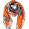 Hot Gregory Ladner Printed Kerchief Gregory Ladner Wholesale Orange