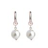 Online Gregory Ladner Pearl Drop Hoop Earrings Gregory Ladner Cheap Gold