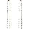 Clearance Gregory Ladner Double Chain Drop Earring Gregory Ladner Cheap Gold