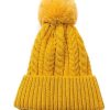 Clearance Gregory Ladner Cable Knit Beanie Gregory Ladner Limited Edition Mustard