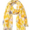 Online Gregory Ladner Brushtroke Floral Scarf Gregory Ladner Limited Edition Yellow