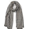 Clearance Gregory Ladner Vertical Stripe Scarf Gregory Ladner Discount Black