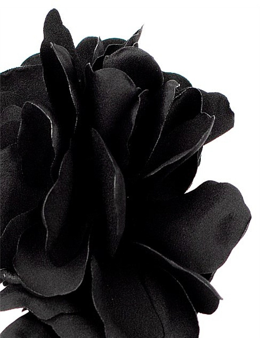 Best Gregory Ladner Half Floral Garland On Headband Gregory Ladner Limited Edition Black