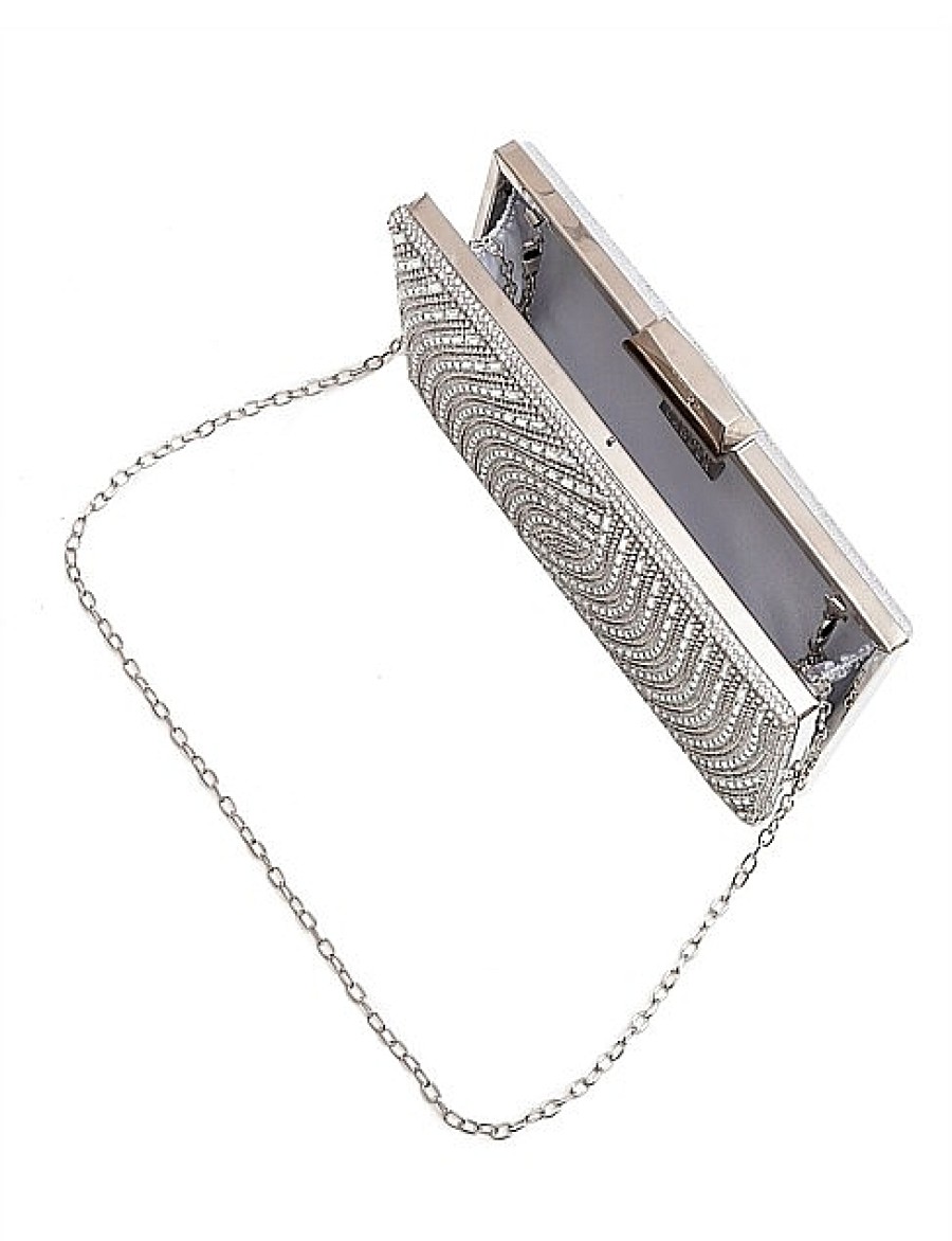 Clearance Gregory Ladner Mirror Swirl Bag Gregory Ladner Discount Silver