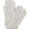 Clearance Gregory Ladner Cable Knit Glove Gregory Ladner Promotions Grey