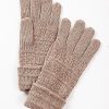 Hot Gregory Ladner Cable Knit Glove Gregory Ladner Cheap Taupe