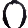 Best Gregory Ladner Turban Headband With Stones Gregory Ladner Limited Edition Black