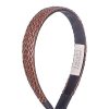 New Gregory Ladner Woven Headband Gregory Ladner Limited Edition Brown