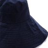 New Gregory Ladner Wide Brim Canvas Bucket Hat Gregory Ladner Limited Edition Navy