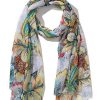 Clearance Gregory Ladner Floral Print Scarf Gregory Ladner Discount Pinks