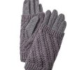 Wholesale Gregory Ladner Knit/Ponte Gloves Gregory Ladner Cheap Charcoal