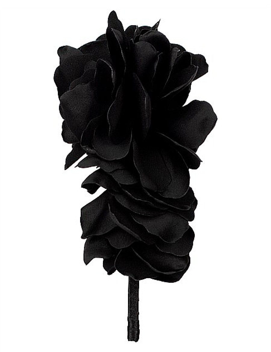 Best Gregory Ladner Half Floral Garland On Headband Gregory Ladner Limited Edition Black