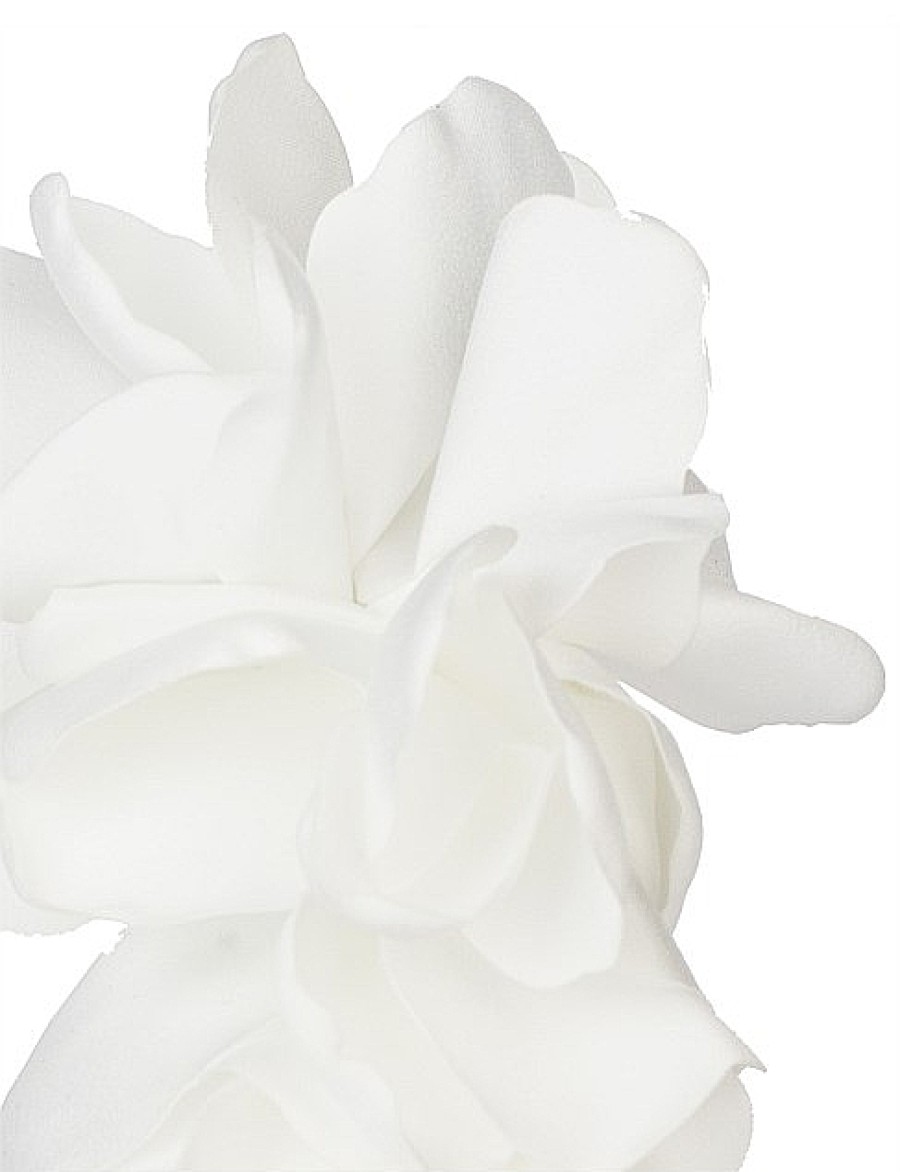 Best Gregory Ladner Half Floral Garland On Headband Gregory Ladner Discount White