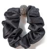 Hot Gregory Ladner Scrunchie With Beaded Centre Gregory Ladner Discount Black