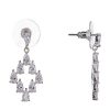 Online Gregory Ladner Multi Pear Cz Drop Earrings Gregory Ladner Cheap Rhodium