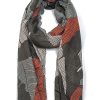 Best Gregory Ladner Leaf Print Scarf Gregory Ladner Wholesale Green