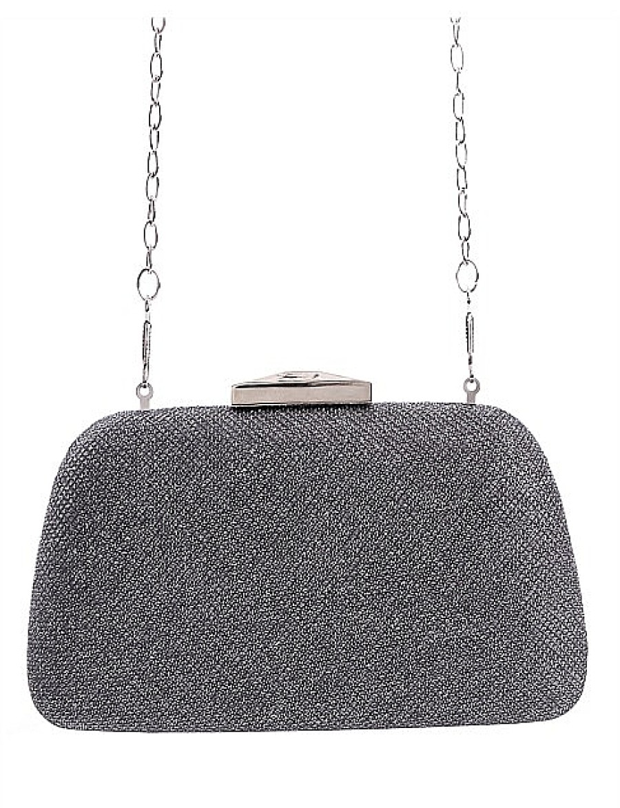 Best Gregory Ladner Frameless Glitter Bag Gregory Ladner Wholesale Silver