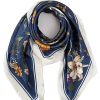 Wholesale Gregory Ladner Botanical Print Kerchief Gregory Ladner Limited Edition Navy